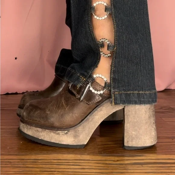 90s y2k Candies platform clogs - Picture 3 of 4